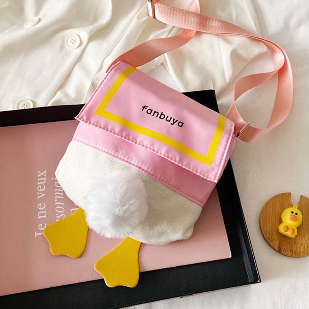 Mini Duck Button Shaped Crossbody Bag