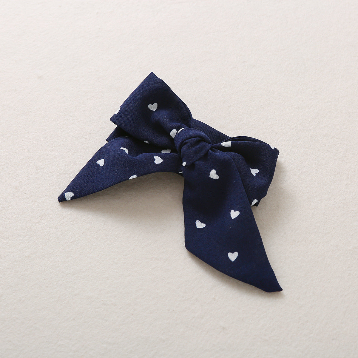 Baby Girl Bowknot Design Heart Print Camisole and Trouser with Headband Set