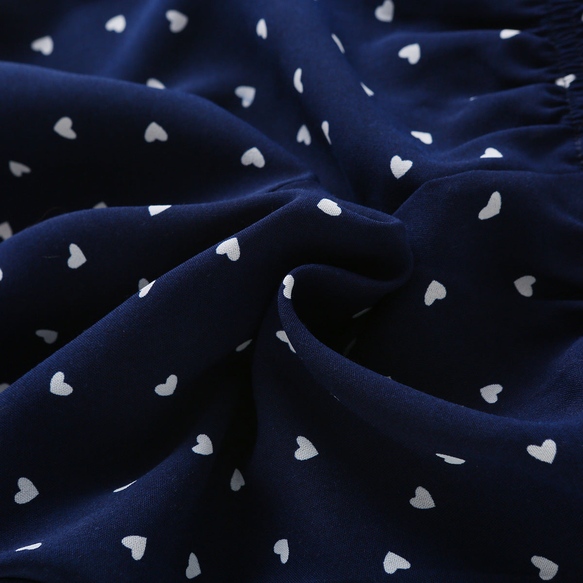 Baby Girl Bowknot Design Heart Print Camisole and Trouser with Headband Set