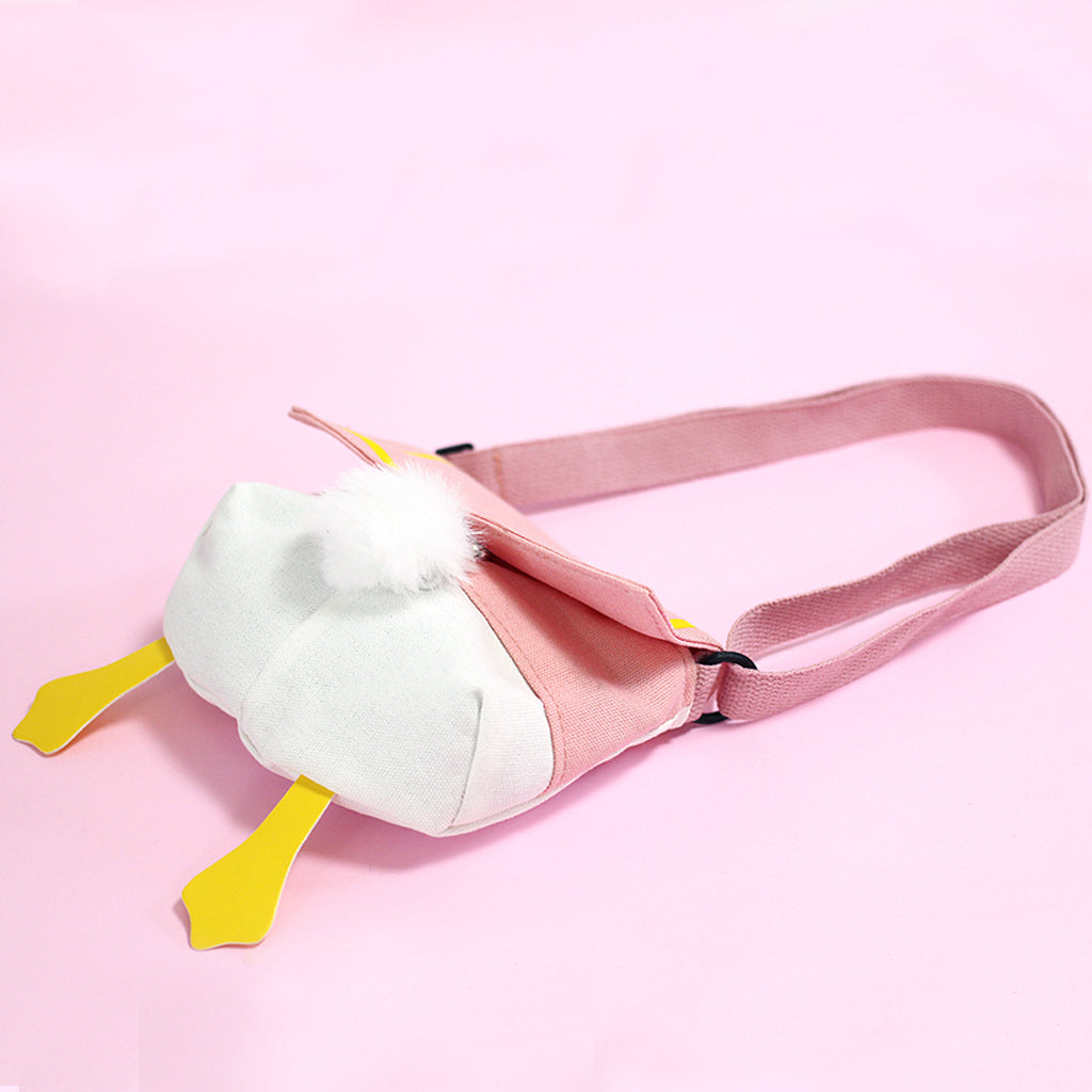 Mini Duck Button Shaped Crossbody Bag