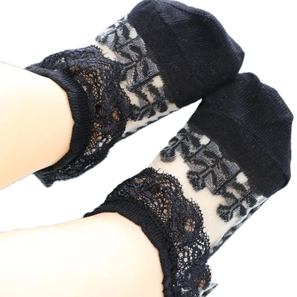 Baby / Toddler Solid Lace Breathable Socks