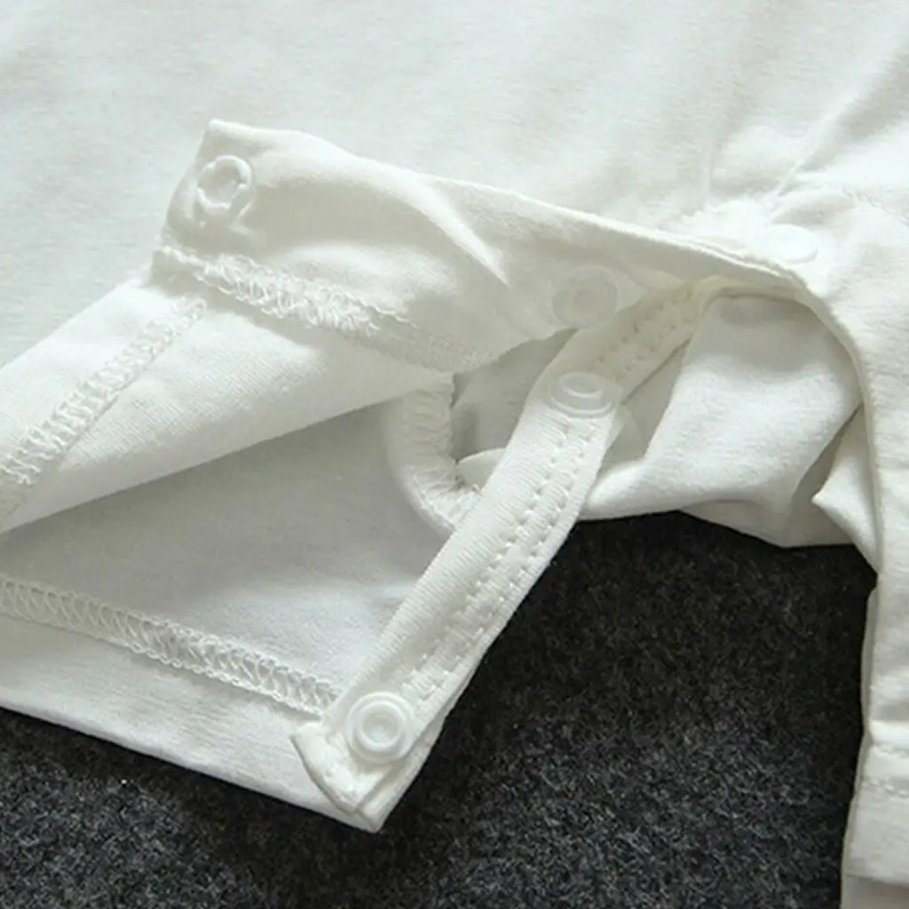 Baby Boy Short Sleeve Polo Shirt Romper