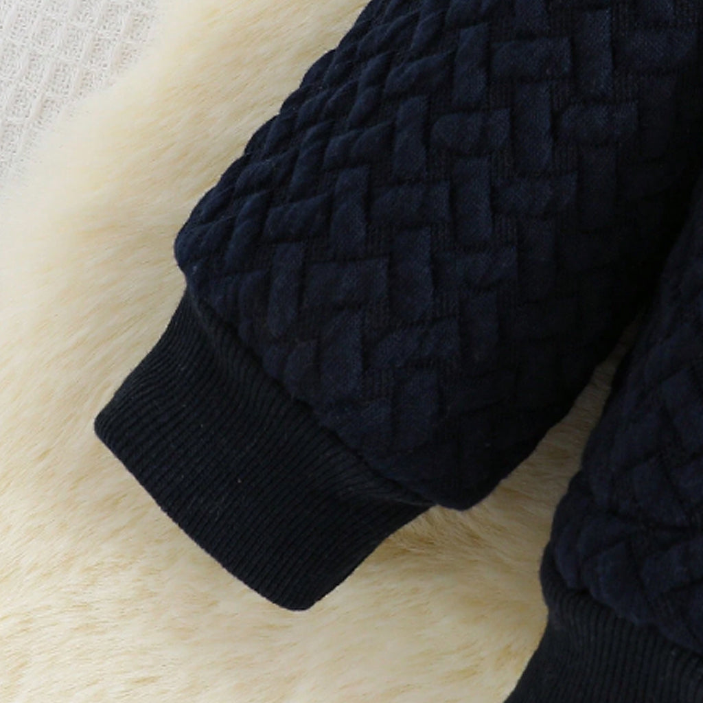 Toddler Boy Causal Berber Thicken Fleece Long-sleeve Coat