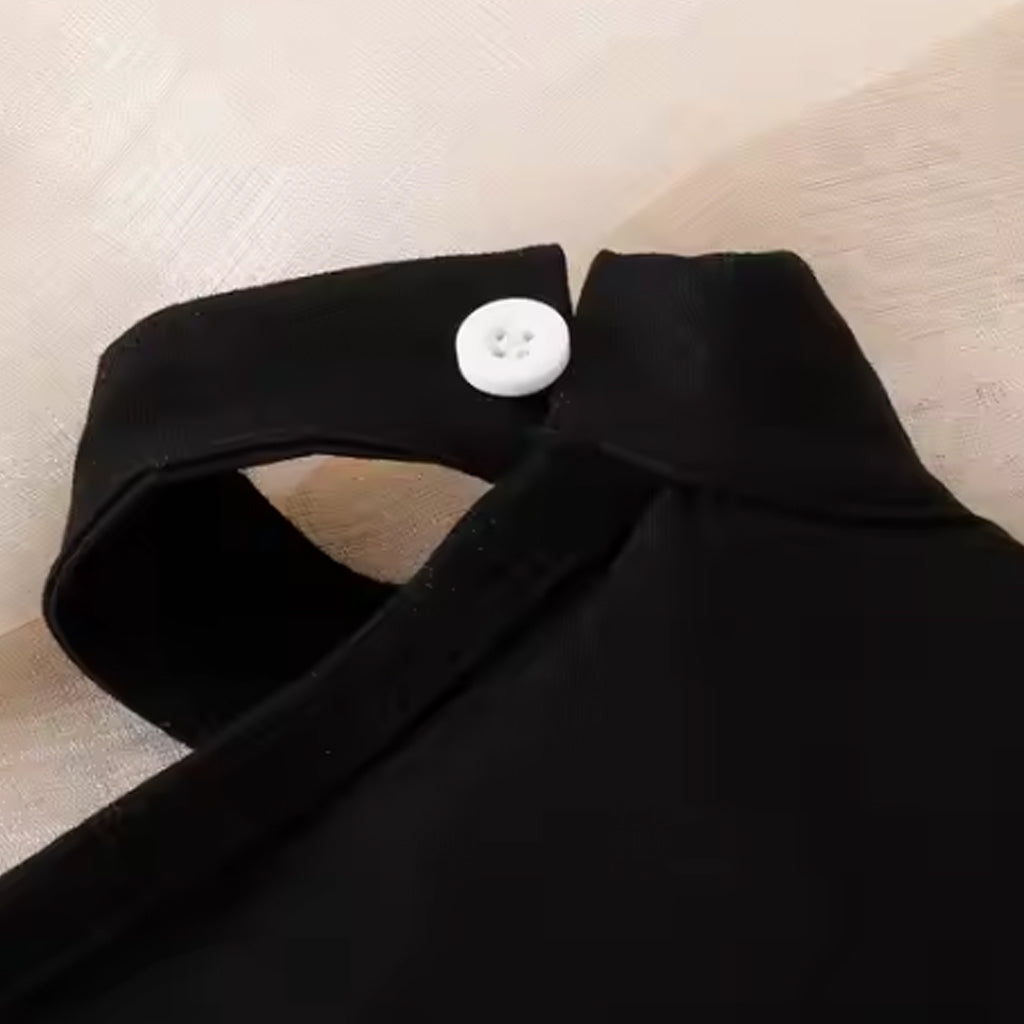 Baby Girl Solid Halter Tee & Flap Pocket Side Cargo Pants