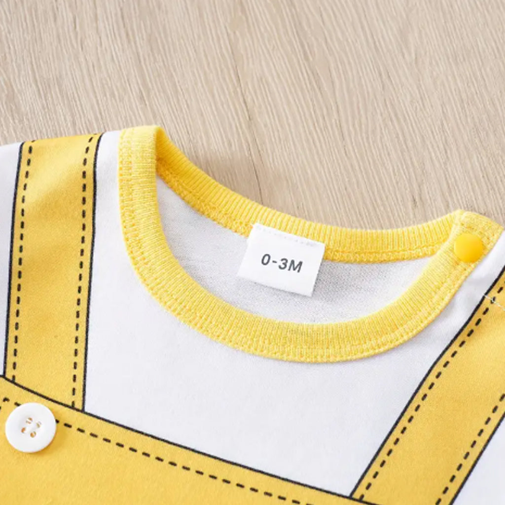 Baby Boy Animal Print Short-sleeve Romper