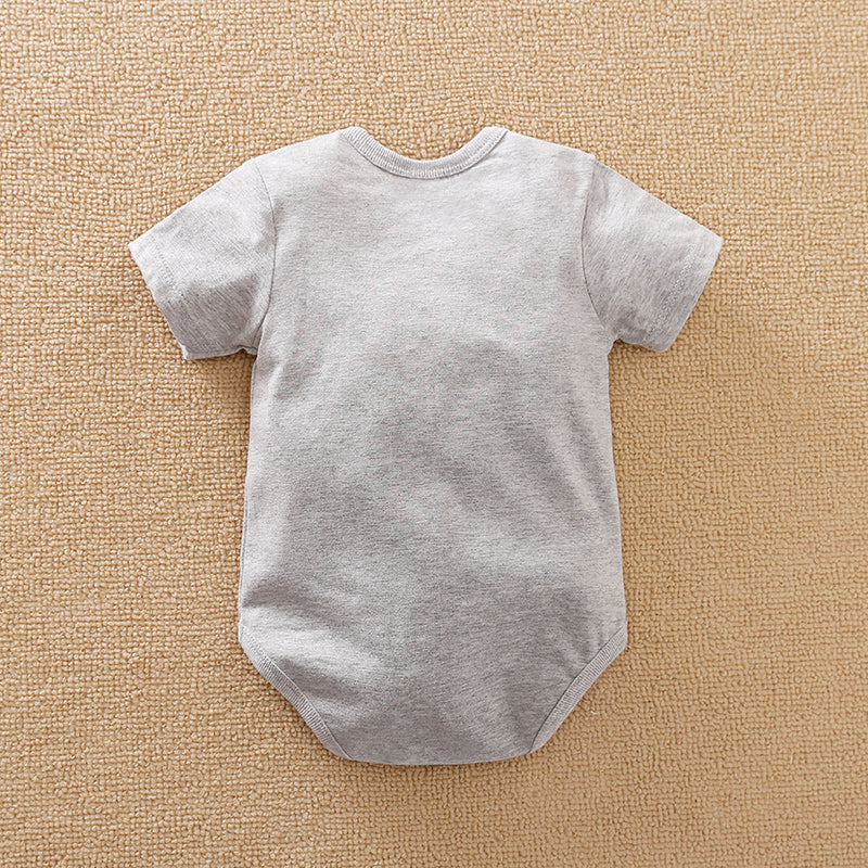 Baby Boy Cotton Short-sleeve Romper
