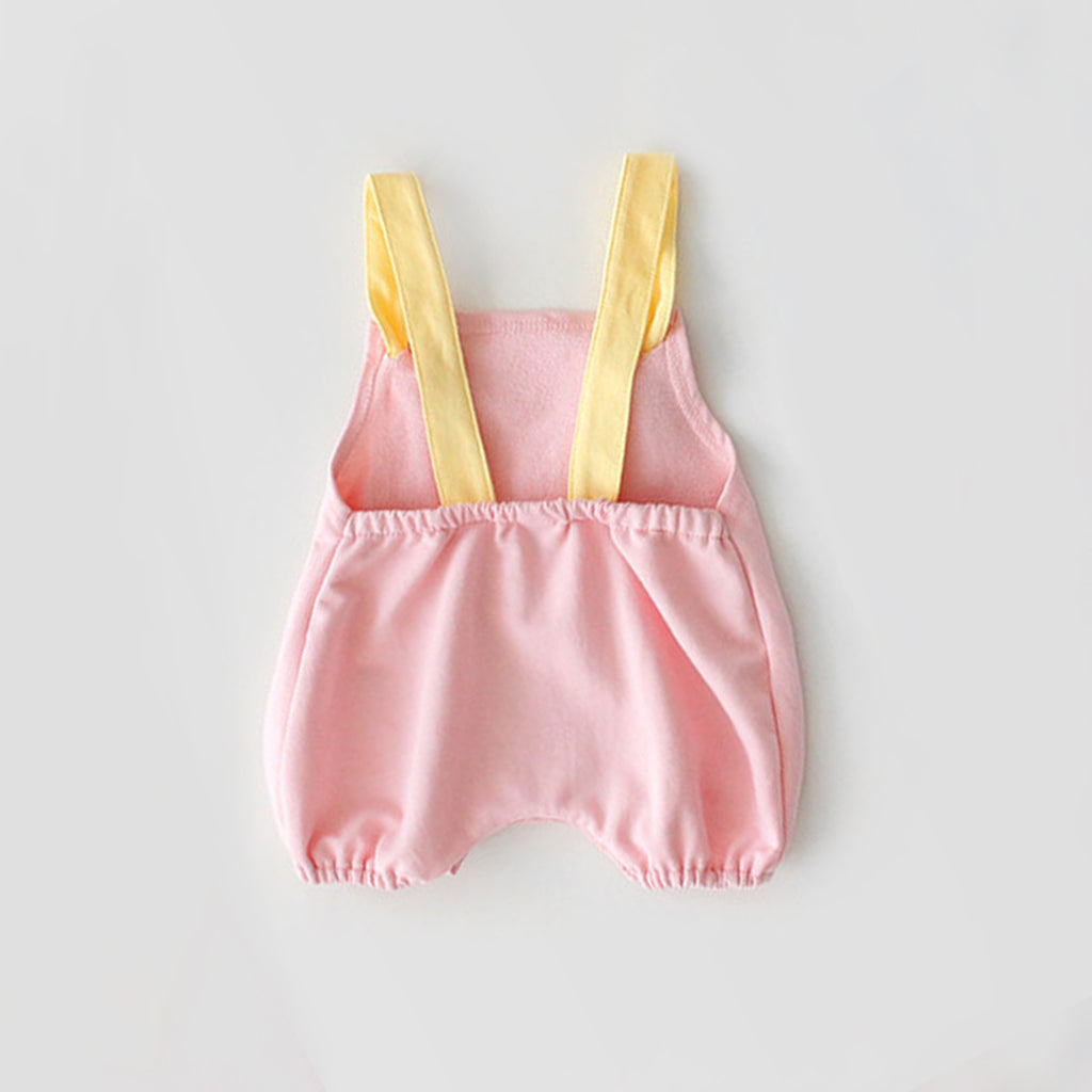 2pcs Baby Boy/Girl Elephant Style Cap With Strap Design Jumpsuit