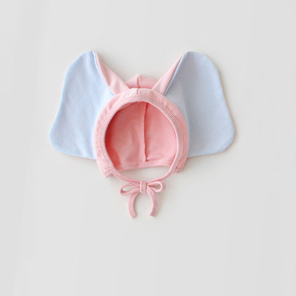 2pcs Baby Boy/Girl Elephant Style Cap With Strap Design Jumpsuit