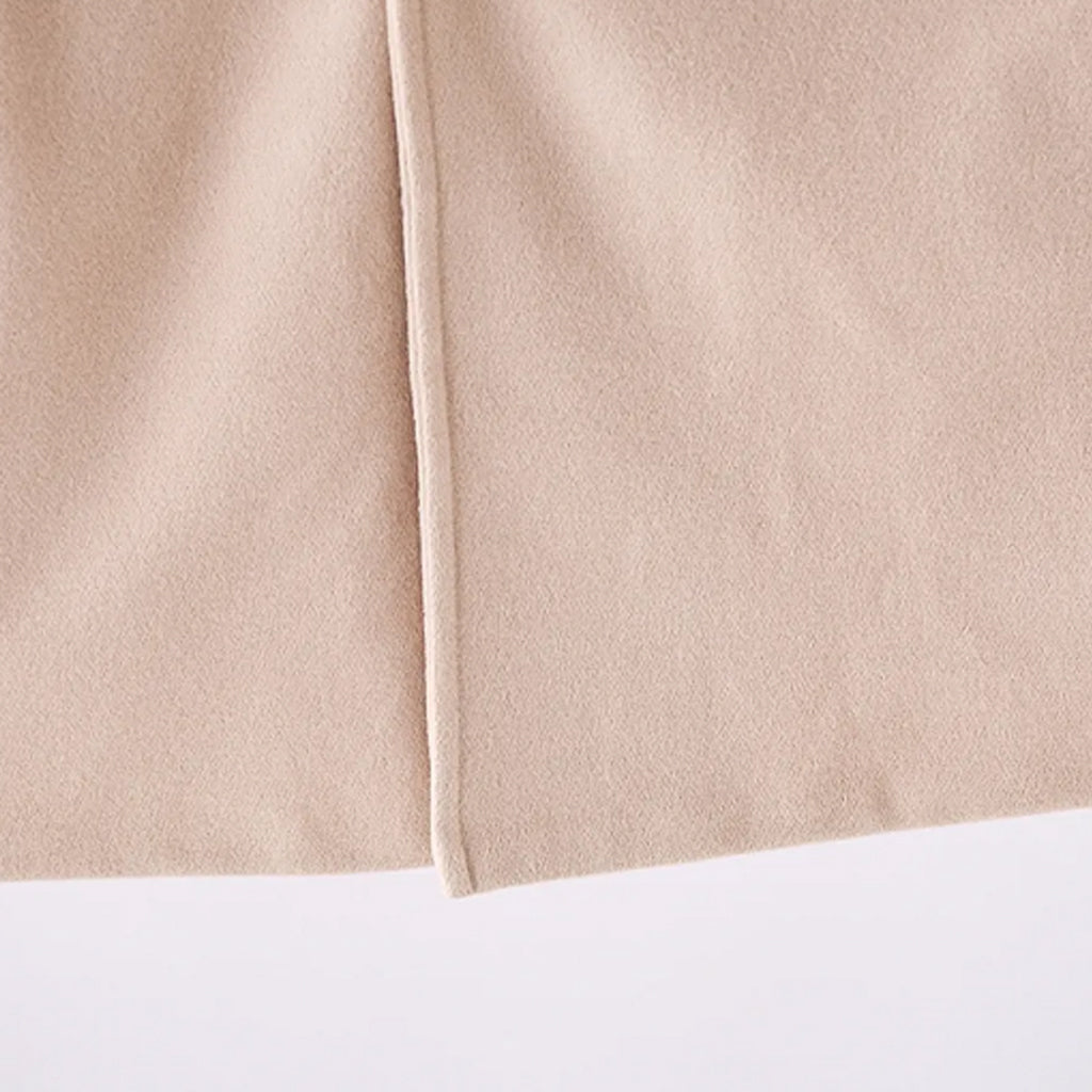 Toddler Girl Button Design Raglan Sleeve Solid Jacket Coat