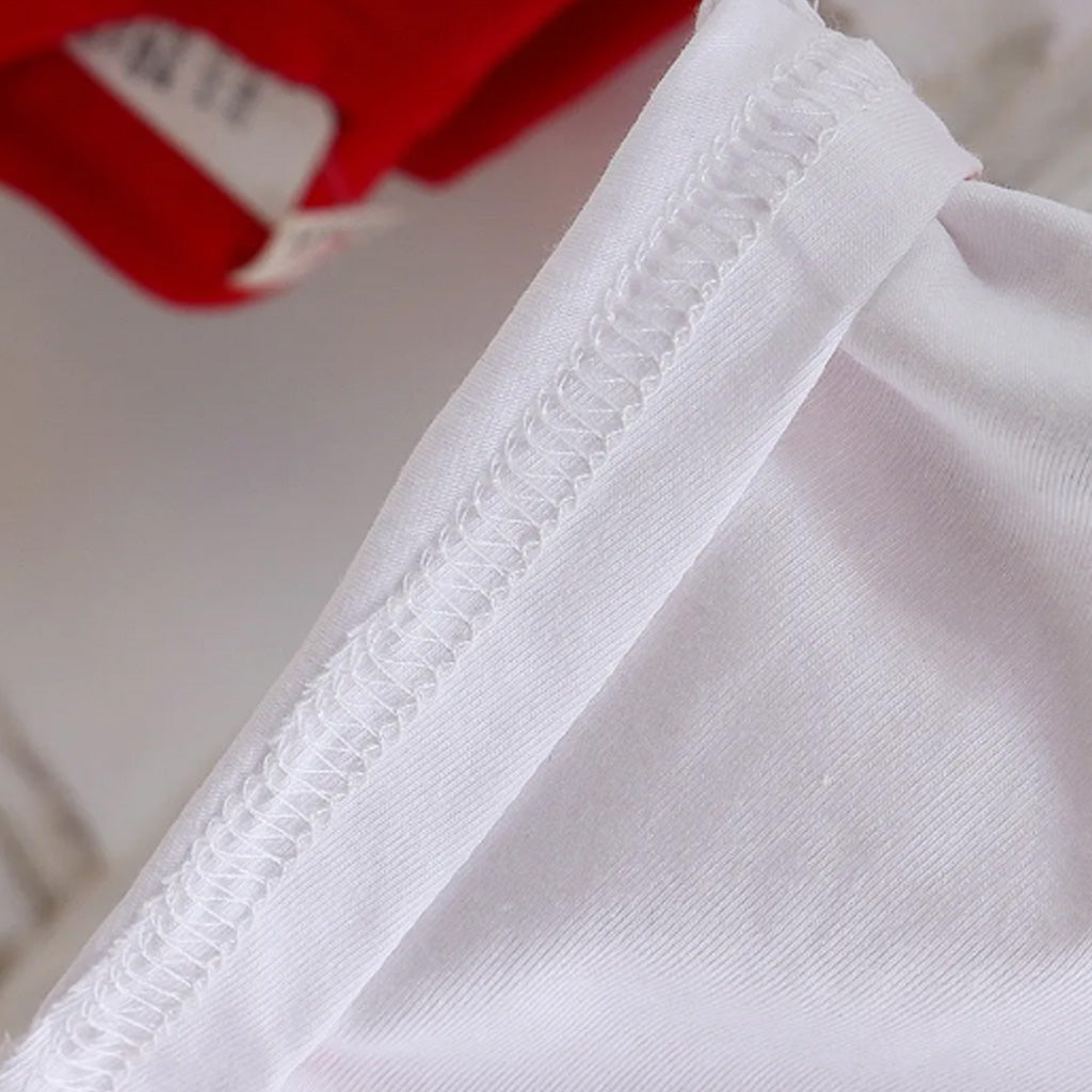 2pcs Toddler BoyGirl Playful Denim Shorts Rainbow Sun Print Tee Set