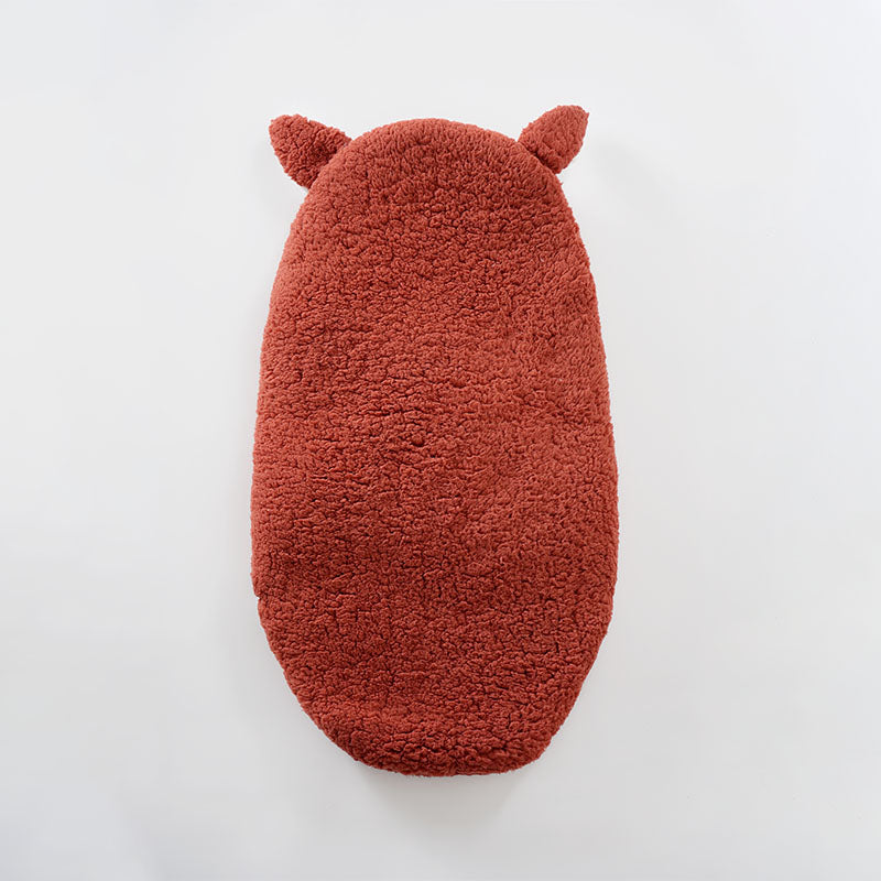 Baby Blanket Swaddle Wrap Winter Cotton Plush Hooded Sleeping Bag