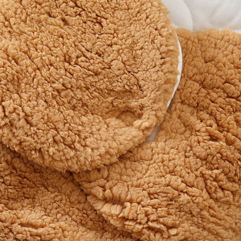 Baby Blanket Swaddle Wrap Winter Cotton Plush Hooded Sleeping Bag