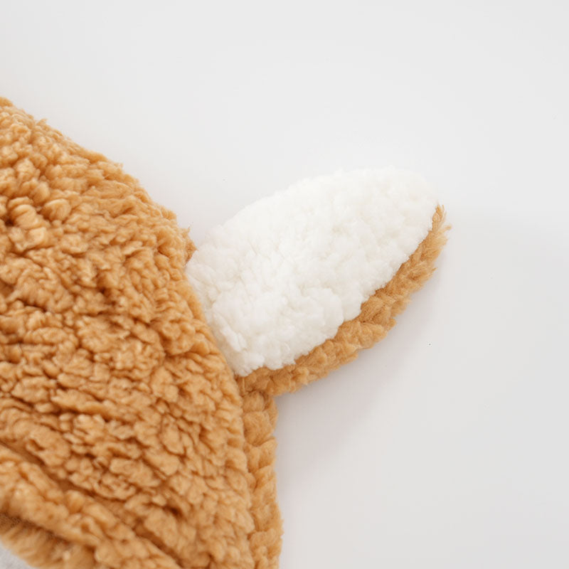 Baby Blanket Swaddle Wrap Winter Cotton Plush Hooded Sleeping Bag